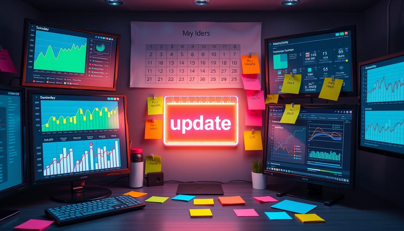 updating website content regularly
