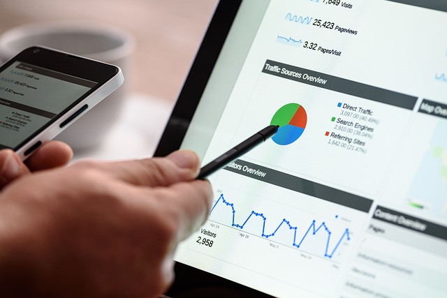 A close-up of a traffic analytics dashboard, highlighting key metrics for optimizing blog performance and audience engagement.